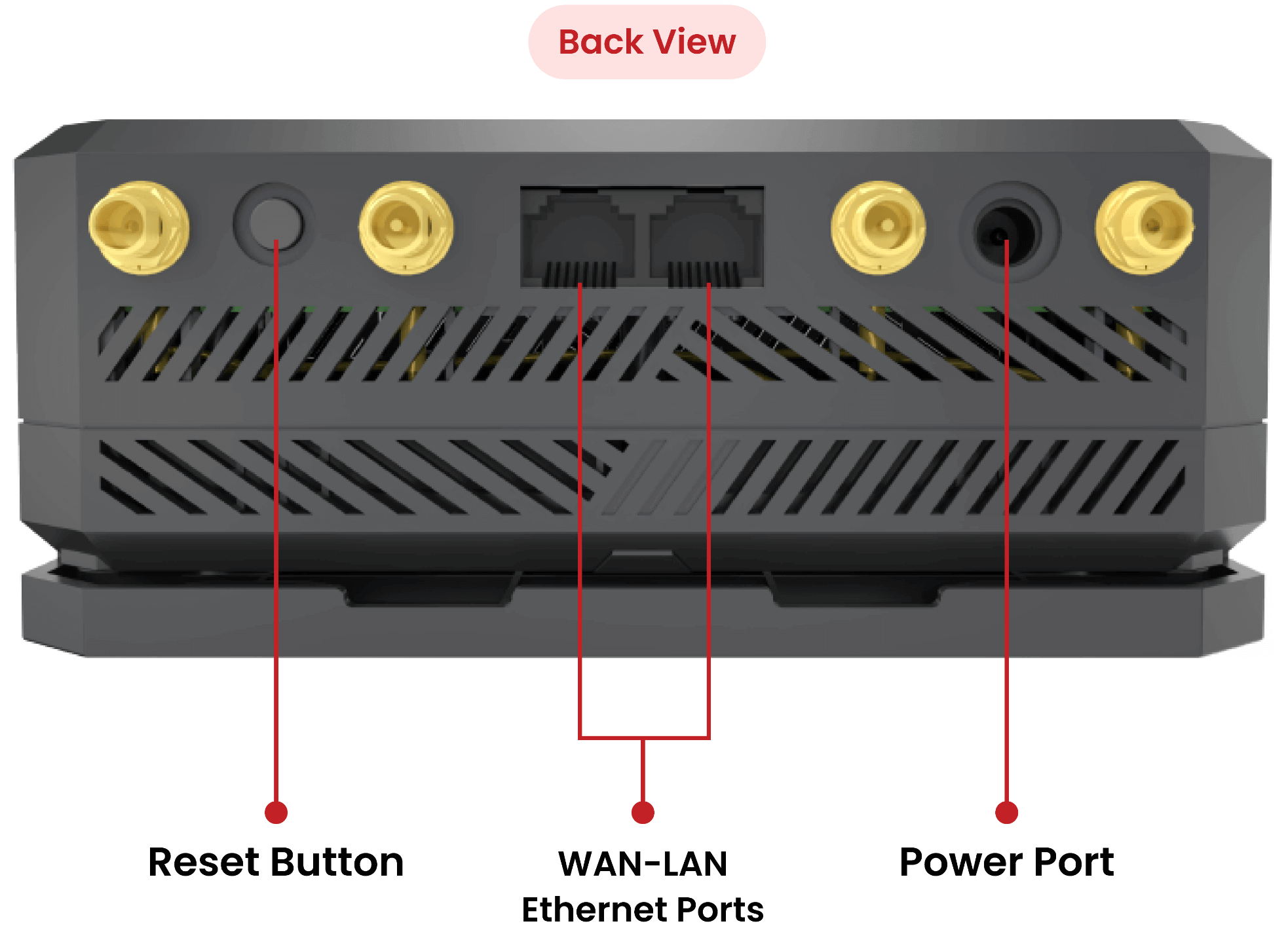 M212 Ports Back View